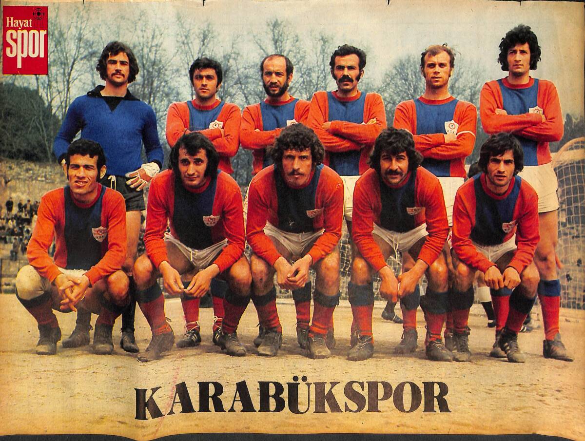 Hayat Dergisi Karabükspor Oyuncu Kadrosu Poster KRT21098 - 1