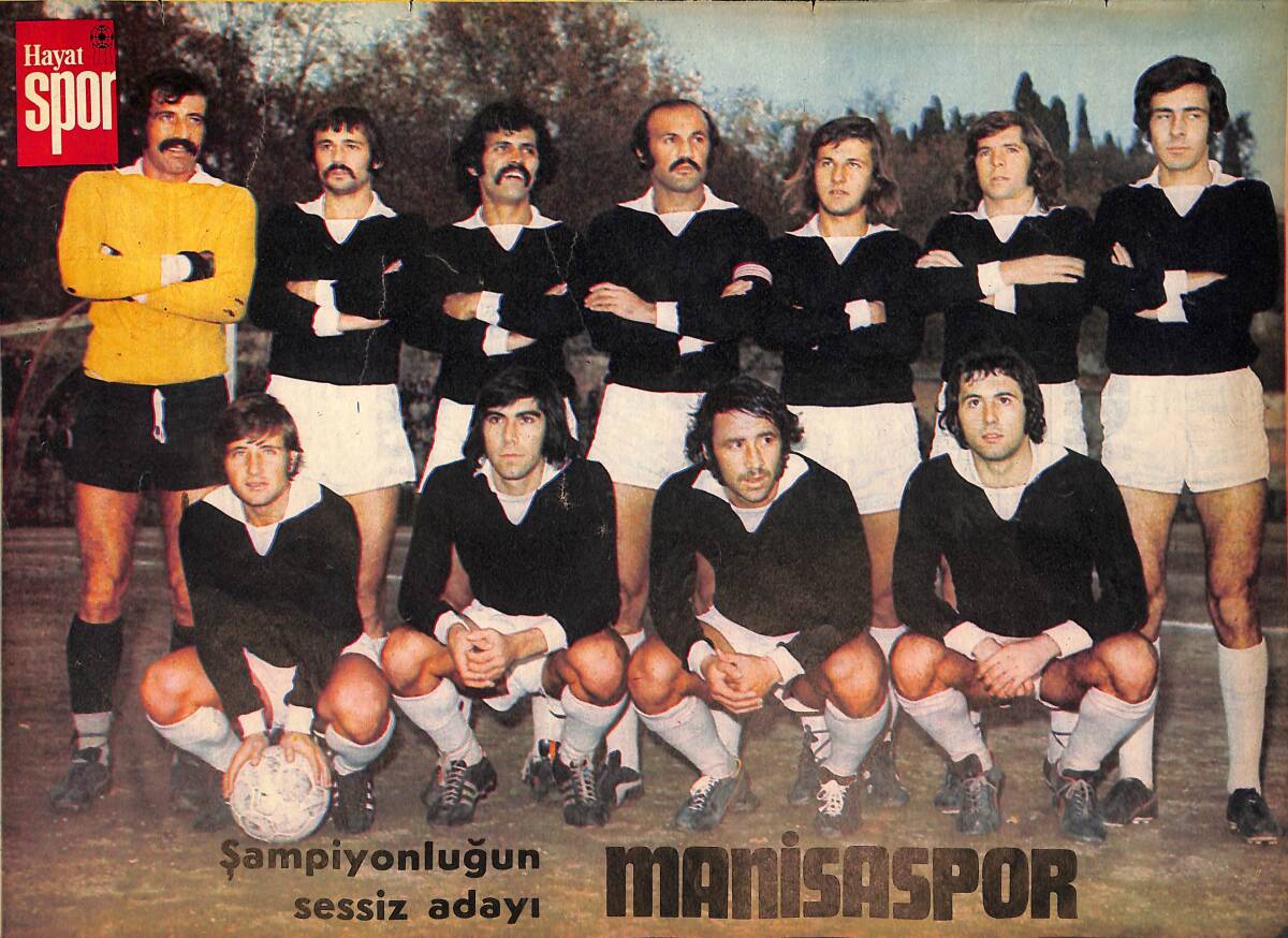 Hayat Dergisi Manisaspor Oyuncu Kadrosu Poster KRT21131 - 1