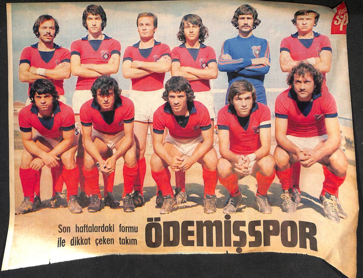 Hayat Dergisi Ödemişspor Oyuncu Kadrosu Poster KRT21134 - 1