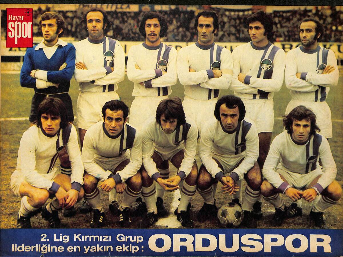 Hayat Dergisi Orduspor Oyuncu Kadrosu Poster KRT21151 - 1