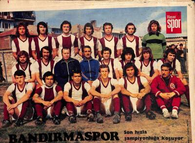 HAYAT SPOR DERGİSİ SAYI 15 - 9 NİSAN 1975 - BANDIRMASPOR VE ALİBEYKÖY ADALET POSTER, NİKO KOVİ (BEŞİKTAŞ) BÜYÜK BOY POSTER KRT17734 - 2