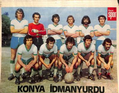 HAYAT SPOR DERGİSİ SAYI23 - 4 HAZİRAN 1975 - KONYA İDMANYURDU POSTER, BEŞİKTAŞLI METE BOZKURT POSTER KRT17723 - 2