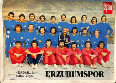 HAYAT SPOR DERGİSİ SAYI45 - 5 KASIM 1975 - GÖKMEN ÖZDENAK POSTER, KIRKLARELİSPOR VE ERZURUMSPOR POSTER, ÖMER KANER POSTER KRT17725 - 4