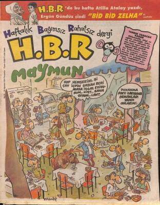 H.B.R Haftalık Bağımsız Rahatsız Dergi Sayı12 25 Ağustos 1994 NDR21111 - 1