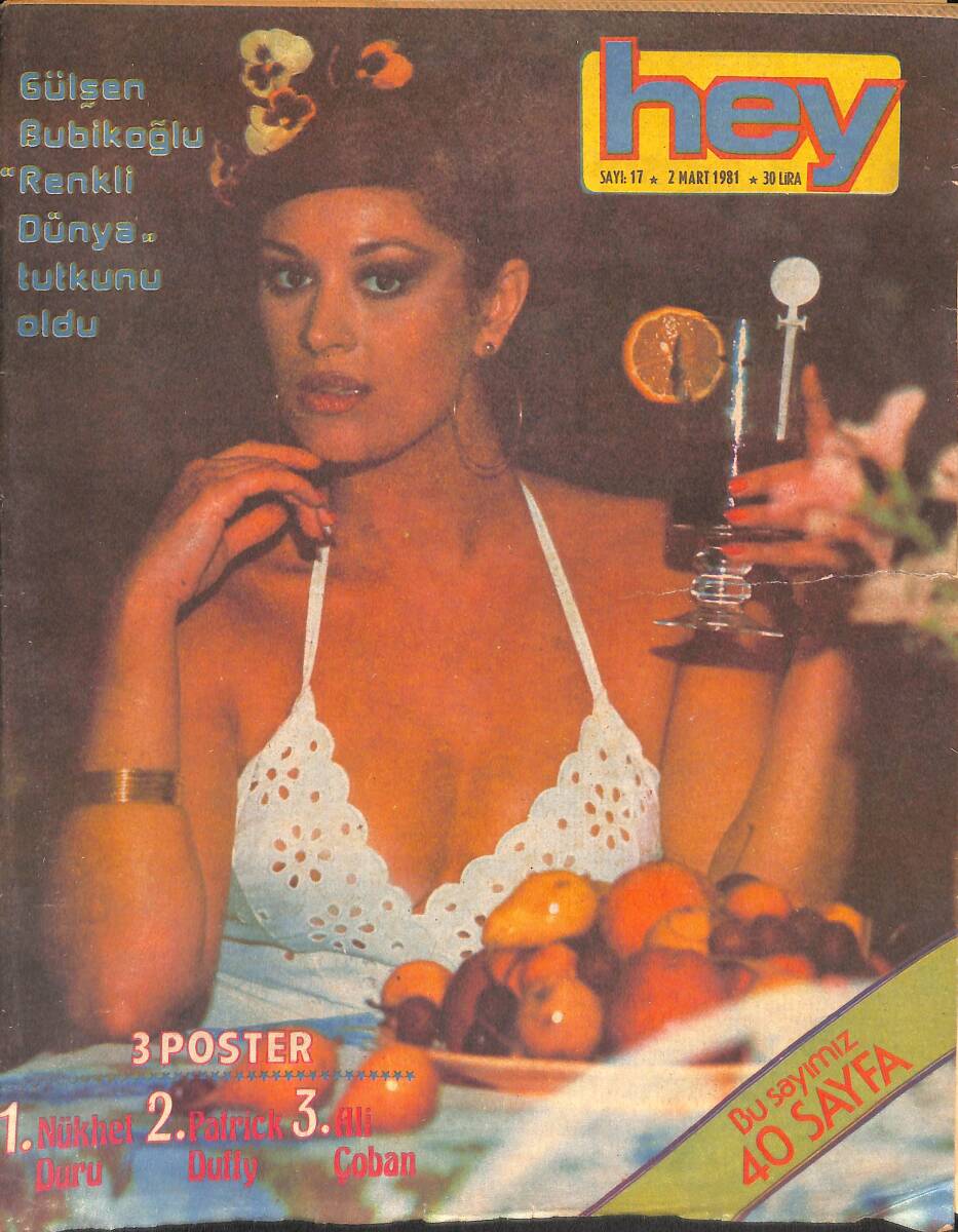 Hey Dergisi 2 Mart 1981 Sayı : 17 - Gülşen Bubikoğlu 