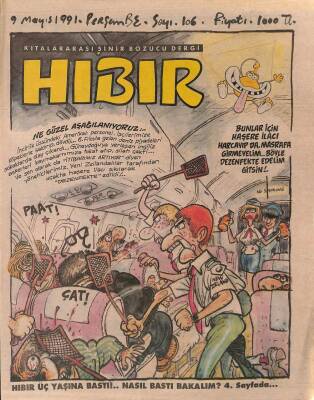 Hıbır Dergisi Sayı 106 Kıtalararası Sinir Bozucu Dergi 9 Mayıs 1991 NDR20937 - 1