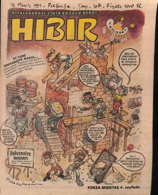 Hıbır Dergisi Sayı 107 Kıtalararası Sinir Bozucu Dergi 16 Mayıs 1991 NDR20938 - 1