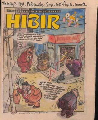 Hıbır Dergisi Sayı 108 Kıtalararası Sinir Bozucu Dergi 23 Mayıs 1991 NDR20939 - 1