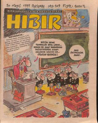 Hıbır Dergisi Sayı 109 Kıtalararası Sinir Bozucu Dergi 30 Mayıs 1991 NDR20940 - 1