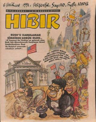 Hıbır Dergisi Sayı 110 Kıtalararası Sinir Bozucu Dergi 6 Haziran 1991 NDR20941 - 1