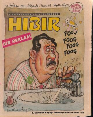 Hıbır Dergisi Sayı 113 Kıtalararası Sinir Bozucu Dergi 27 Haziran 1991 NDR20943 - 1