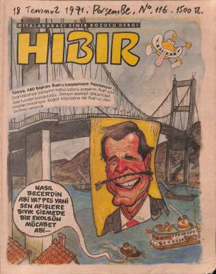 Hıbır Dergisi Sayı 116 Kıtalararası Sinir Bozucu Dergi 18 Temmuz 1991 NDR20905 - 1