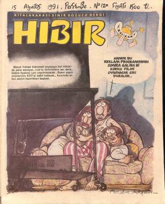 Hıbır Dergisi Sayı 120 Kıtalararası Sinir Bozucu Dergi 15 Ağustos 1991 NDR20907 - 1