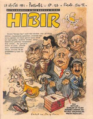 Hıbır Dergisi Sayı 122 Kıtalararası Sinir Bozucu Dergi 29 Ağustos 1991 NDR20909 - 1