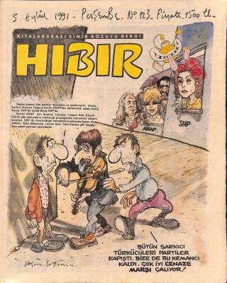 Hıbır Dergisi Sayı 123 Kıtalararası Sinir Bozucu Dergi 5 Eylül 1991 NDR20910 - 1