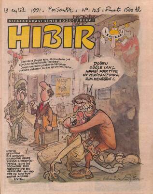 Hıbır Dergisi Sayı 125 Kıtalararası Sinir Bozucu Dergi 19 Eylül 1991 NDR20912 - 1