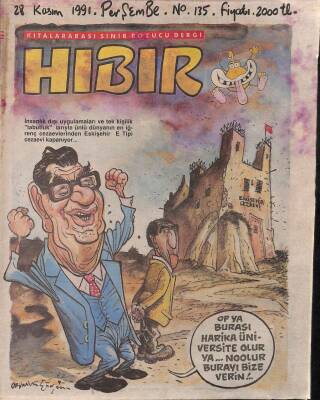 Hıbır Dergisi Sayı 135 Kıtalararası Sinir Bozucu Dergi 28 Kasım 1991 NDR20918 - 1