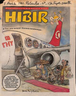 Hıbır Dergisi Sayı 136 Kıtalararası Sinir Bozucu Dergi 5 Aralık 1991 NDR20920 - 1