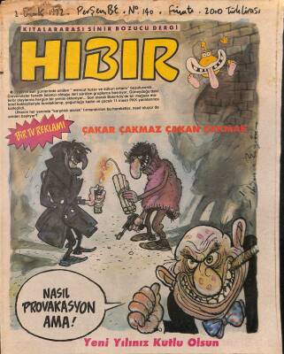 Hıbır Dergisi Sayı 140 Kıtalararası Sinir Bozucu Dergi 2 Ocak 1992 NDR20923 - 1