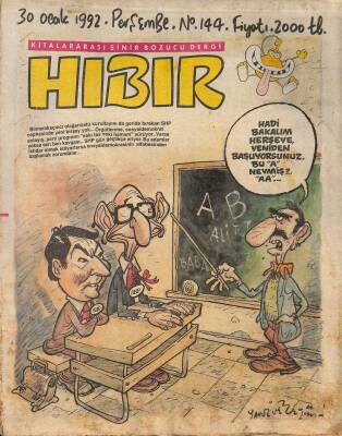 Hıbır Dergisi Sayı 144 Kıtalararası Sinir Bozucu Dergi 30 Ocak 1992 NDR20926 - 1