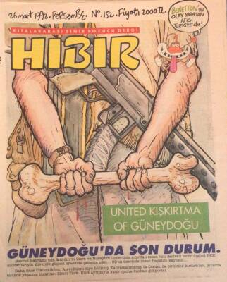 Hıbır Dergisi Sayı 152 Kıtalararası Sinir Bozucu Dergi 2 Mart 1992 NDR20900 - 1