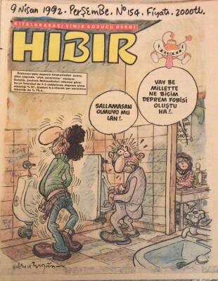 Hıbır Dergisi Sayı 154 Kıtalararası Sinir Bozucu Dergi 9 Nisan 1992 NDR20899 - 1