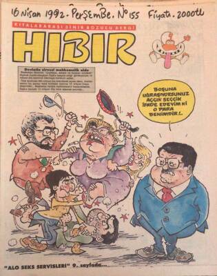 Hıbır Dergisi Sayı 155 Kıtalararası Sinir Bozucu Dergi 16 Nisan 1992 NDR20898 - 1