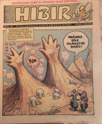 Hıbır Dergisi Sayı 16 Kıtalararası Sinir Bozucu Dergi 17 Ağustos 1989 NDR20979 - 1