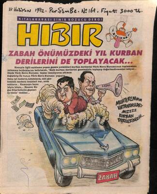 Hıbır Dergisi Sayı 164 Kıtalararası Sinir Bozucu Dergi 18 Haziran 1992 NDR20932 - 1