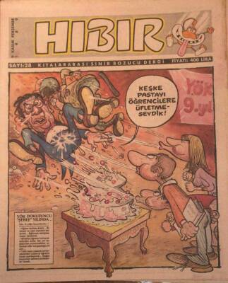 Hıbır Dergisi Sayı 28 Kıtalararası Sinir Bozucu Dergi 9 Kasım 1989 NDR20985 - 1