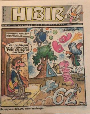 Hıbır Dergisi Sayı 4 Kıtalararası Sinir Bozucu Dergi 25 Mayıs 1989 NDR209676 - 1