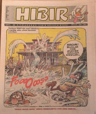 Hıbır Dergisi Sayı 40 Kıtalararası Sinir Bozucu Dergi 1 Şubat 1990 NDR20995 - 1