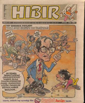 Hıbır Dergisi Sayı 41 Kıtalararası Sinir Bozucu Dergi 8 Şubat 1990 NDR20946 - 1