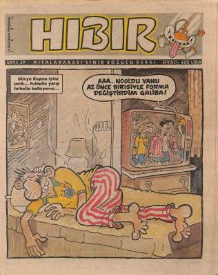 Hıbır Dergisi Sayı 59 Kıtalararası Sinir Bozucu Dergi 14 Haziran 1990 NDR20953 - 1