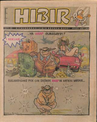 Hıbır Dergisi Sayı 60 Kıtalararası Sinir Bozucu Dergi 21 Haziran 1990 NDR20954 - 1