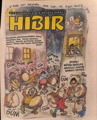 Hıbır Dergisi Sayı 99 Kıtalararası Sinir Bozucu Dergi 21 Mart 1991 NDR20933 - 1