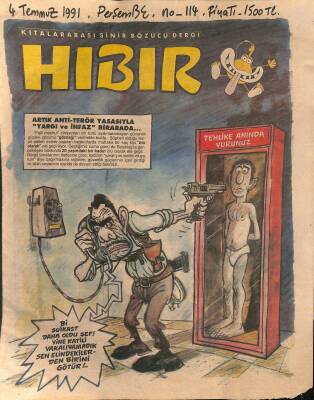 Hıbır Mizah Dergisi 4 Temmuz 1991 Sayı 114 NDR82404 - 1