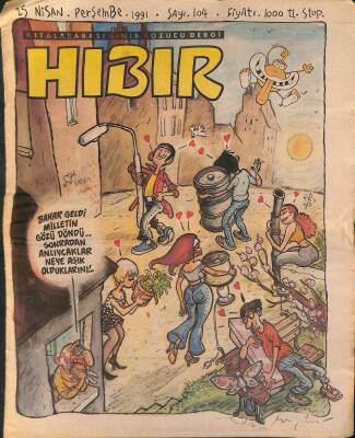 Hıbır Mizah Dergisi Sayı 104 25 Nisan 1991 NDR85097 - 1