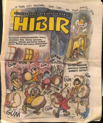 Hıbır Mizah Dergisi Sayı 99 21 Mart 1991 NDR85042 - 1