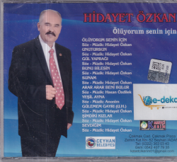 Hidayet Özkan - Ölüyorum Senin İçin (Sıfır Ürün) CD Müzik CD1421 - 2