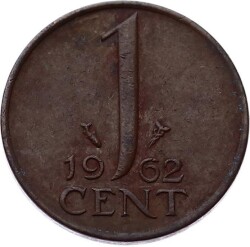 Hollanda 1 Cent 1962 ÇÇT *Queen Juliana* YMP6145 - 1