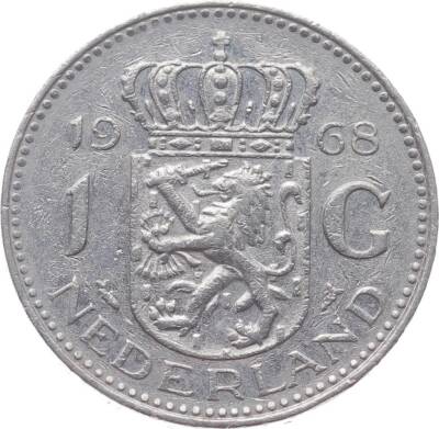 Hollanda 1 Gulden 1968 ÇÇT YMP2349 - 1