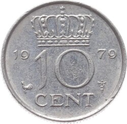 Hollanda 10 Cent 1965 ÇT YMP2400 - 1