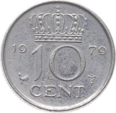 Hollanda 10 Cent 1979 ÇT YMP2407 - 1