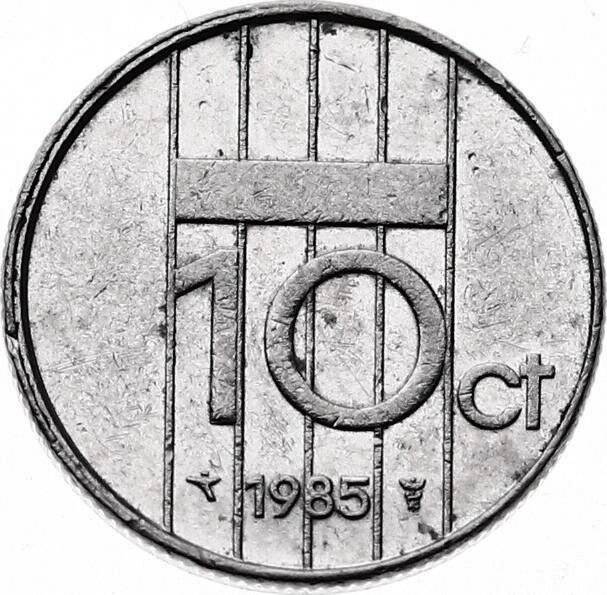 Hollanda 10 Cent 1985 ÇÇT YMP6135 - 1