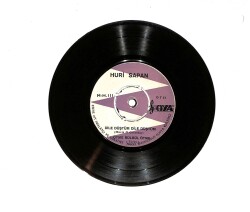 Huri Sapan - Dile Düştüm Dile Düştüm / Köprüden Geçti Gelin Mini LP PLAK (10/7.5) PLK24624 - 1