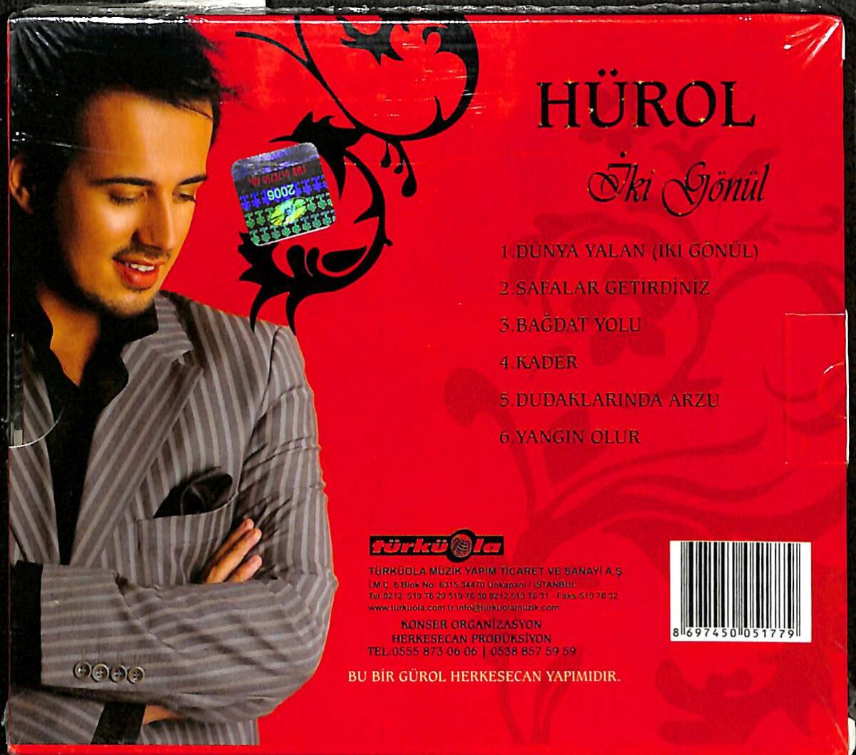 Hürol - İki Gönül CD (Sıfır) CD3516 - 2