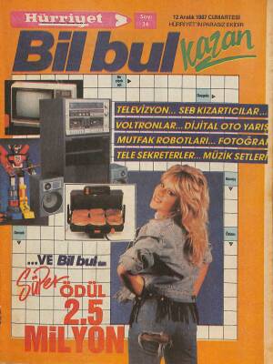 Hürriyet 12 Aralık 1987 - Bil Bul Kazan NDR85530 - 1