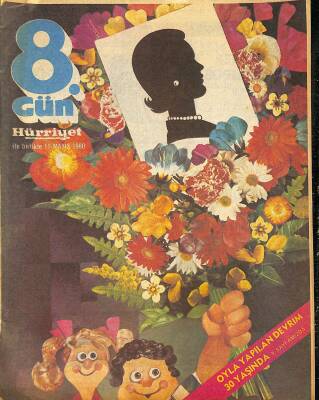 Hürriyet 8. Gün Dergisi 11 Mayıs 1980 - Sinema Ünlüleri İçinde Sarkıcılığa Heveslenmeyen Üç İsim Kaldı, Türkan Şoray, Kadir İnanır ve Gülşen Bubikoğlu NDR78622 - 1