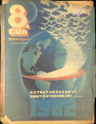 Hürriyet 8. Gün Dergisi 3 Ocak 1982 - Ünlü Sanatçıların Hediye Paketlerinden Neler Çıktı? Zeki Müren, Gülşen Bubikoğlu, Muazzez Abacı, Erol Evgin NDR78623 - 1